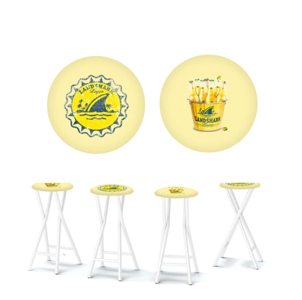 Landshark - Bucket List 30" Padded Bar Stools - Set of (4)