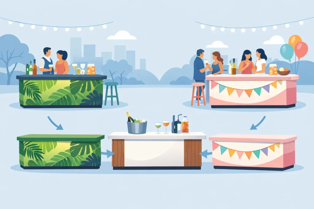 Interchangeable Bar Covers Keep Parties Fresh