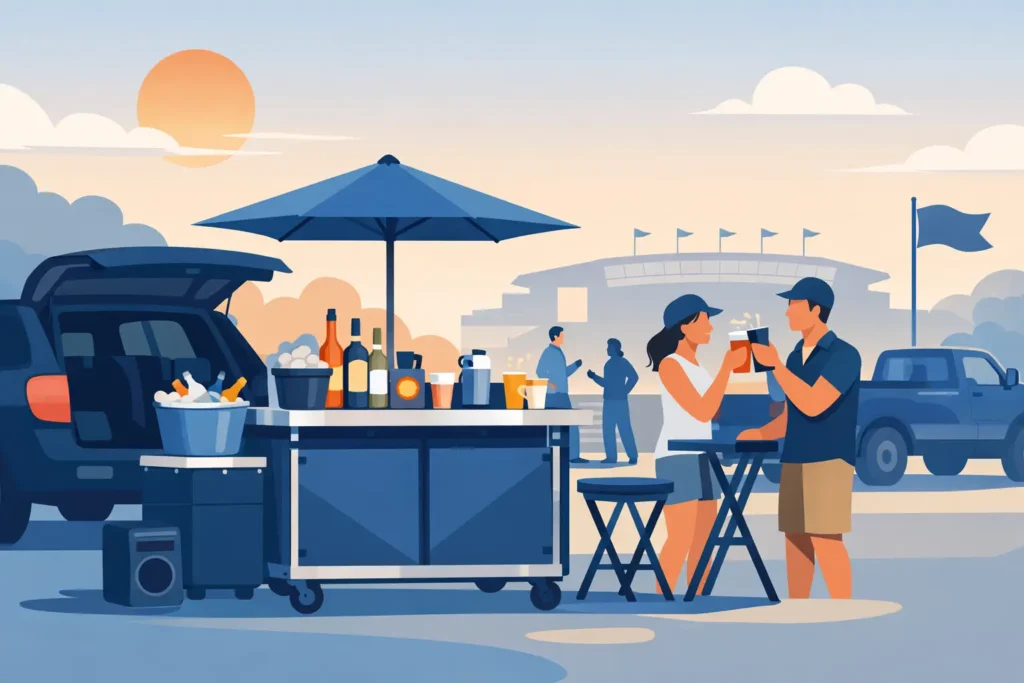 Portable Bar for Tailgating That Steals the Show