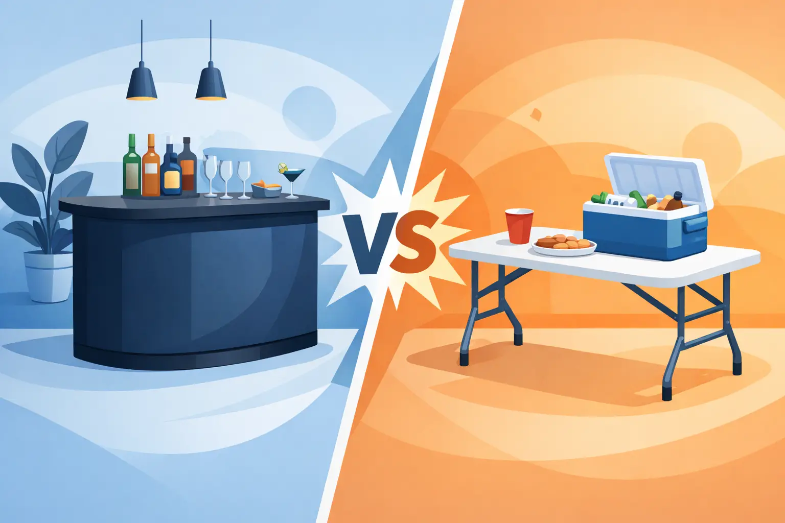 Portable Bar vs Folding Table: Which Wins?