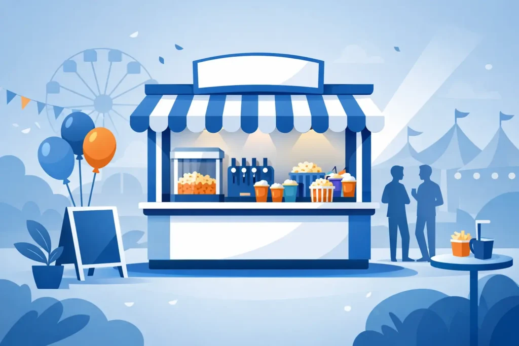 Portable Concession Counter for Events That Stand Out