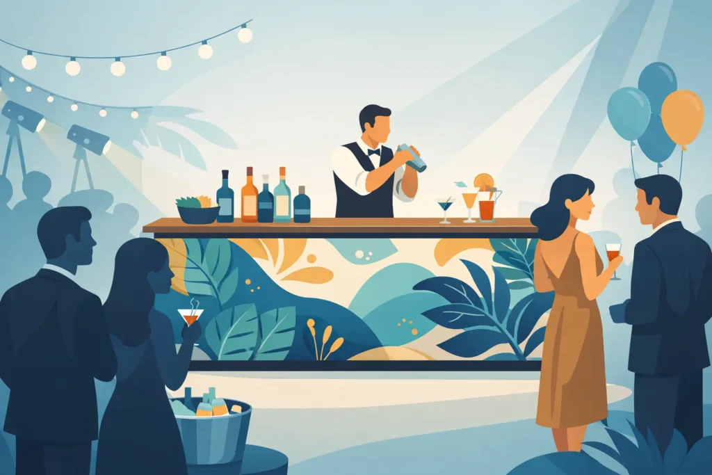 Custom Printed Bar Wrap Guide for Big Events