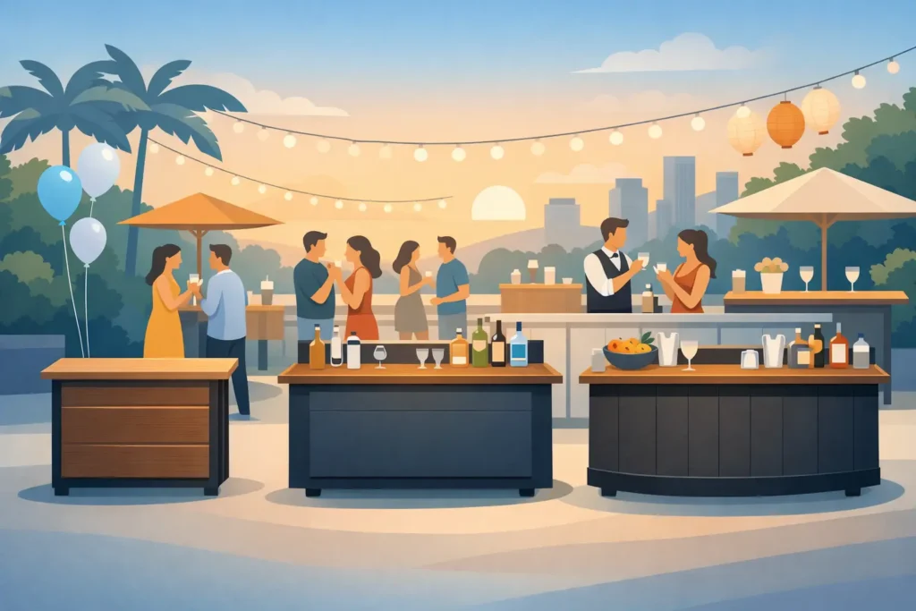 What Size Portable Bar Fits Your Next Party?