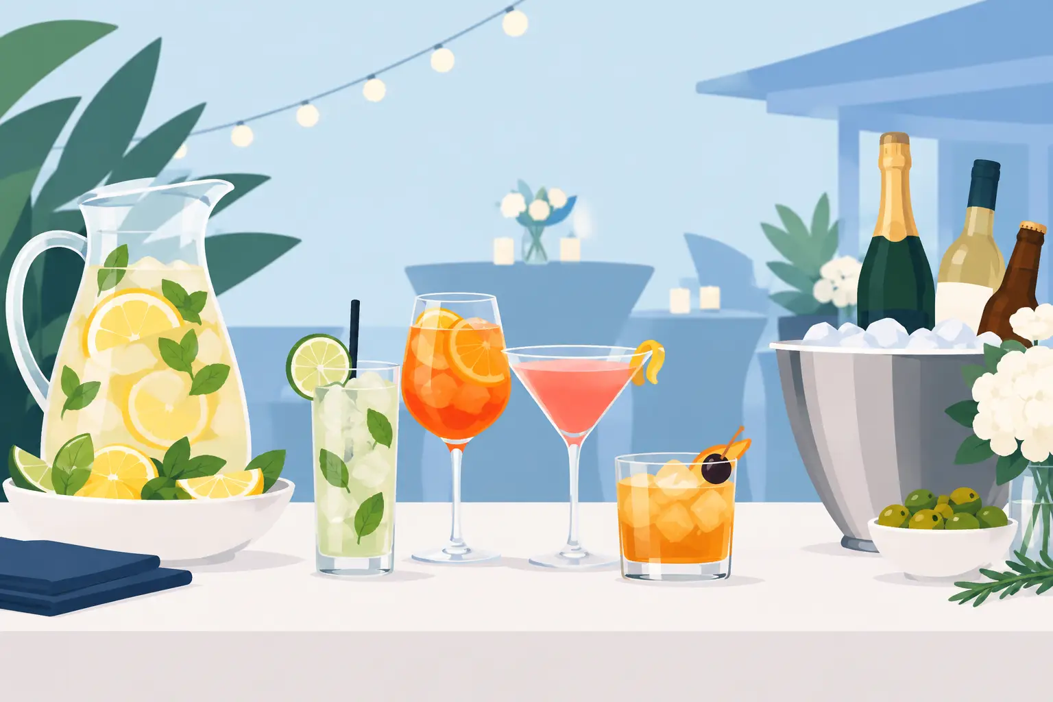 Beverage Service Guide for Parties That Pop