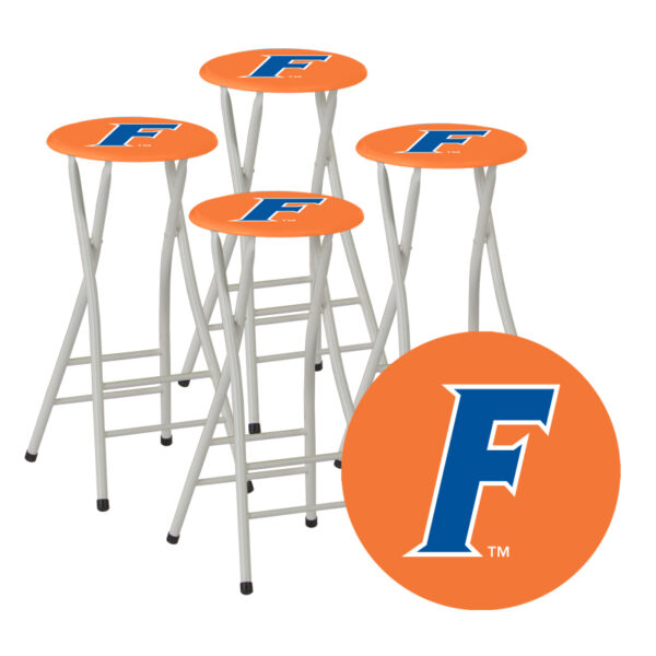 FLORIDA GATORS- 30" Padded Bar Stools - Set of (4) (Closeout)