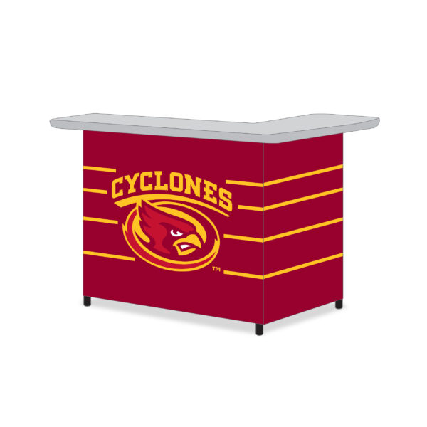 Iowa State- L-Shaped Portable Bar (Closeout)