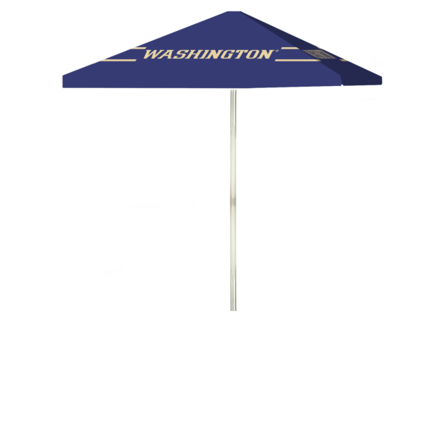 WASHINGTON Huskies- 8 ft Tall Square Market Umbrella (Closeout)