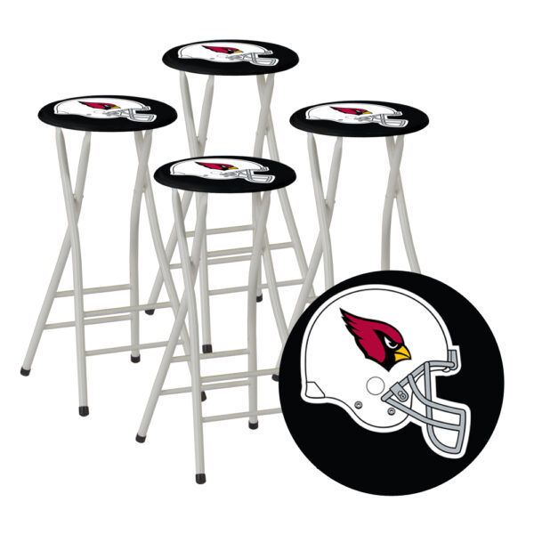 ARIZONA CARDINALS- 30" Padded Bar Stools - Set of (4) (Closeout)