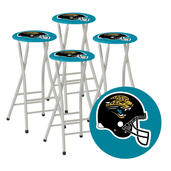 JACKSON JAGUARS- 30" Padded Bar Stools - Set of (4) (Closeout)