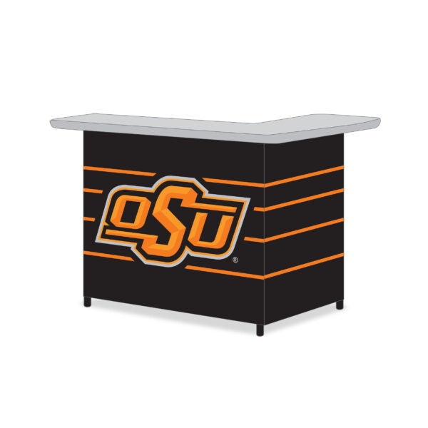 OKLAHOMA STATE- L-shaped Portable Bar (Closeout)