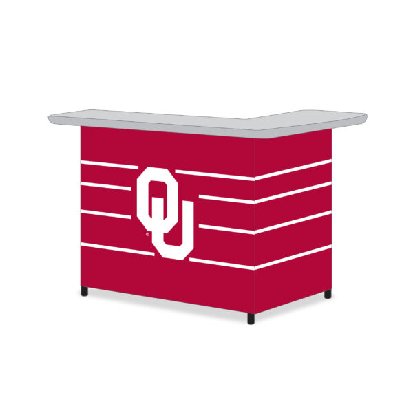 OKLAHOMA SOONERS- L-shaped Portable Bar (Closeout)