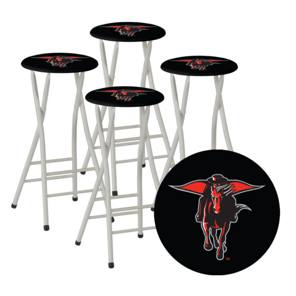 TEXAS TECH- 30" Padded Bar Stools - Set of (4) (Closeout)