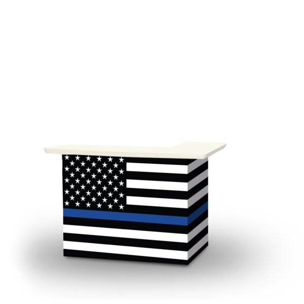 American for Police - L-Shaped Portable Bar (Closeout)