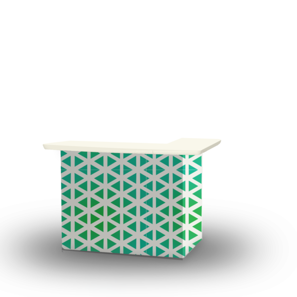 Stargazer - Spring Green - L-Shaped Portable Bar (Closeout)