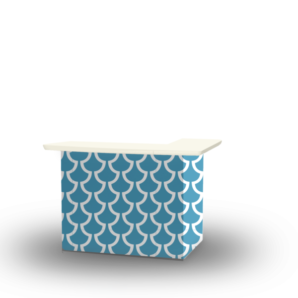 Fun with Fins - Ocean Blue - L-Shaped Portable Bar (Closeout)