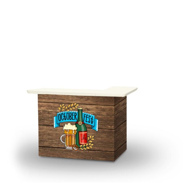 Oktoberfest - Wiesn - L-Shaped Portable Bar (Closeout)
