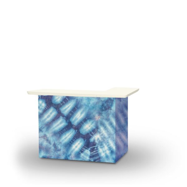 Tie Dye Batik Blue - L-Shaped Portable Bar (Closeout)