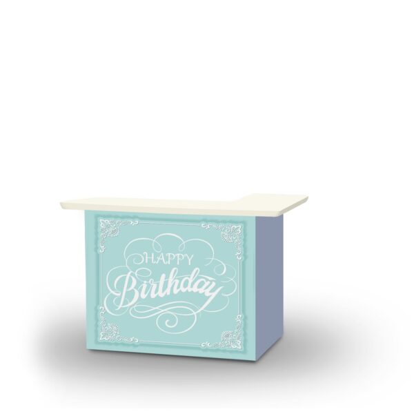 Birthday - Vintage Celebration - L-Shaped Portable Bar (Closeout)