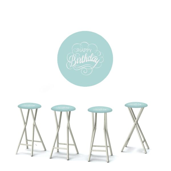 Birthday - Vintage Celebration - 30" Padded Bar Stools - Set of 4 (Closeout)