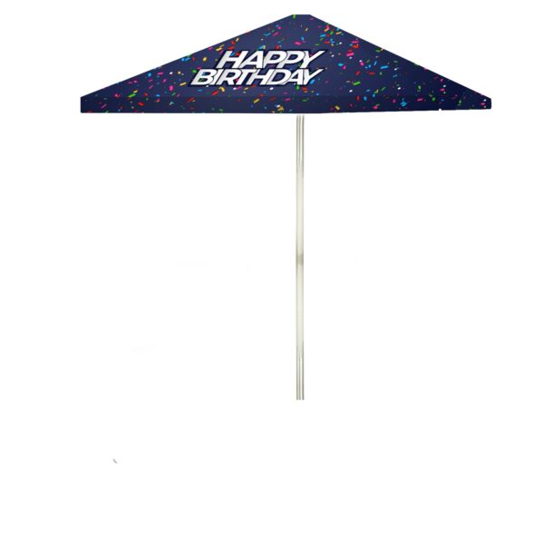 Birthday - Confetti Explosion - Square Umbrella (Closeout)