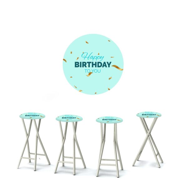 Birthday - Party Time - 30" Padded Bar Stools - Set of 4 (Closeout)