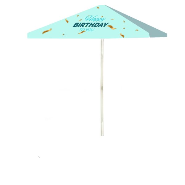 Birthday - Party Time - Square Umbrella (Closeout)
