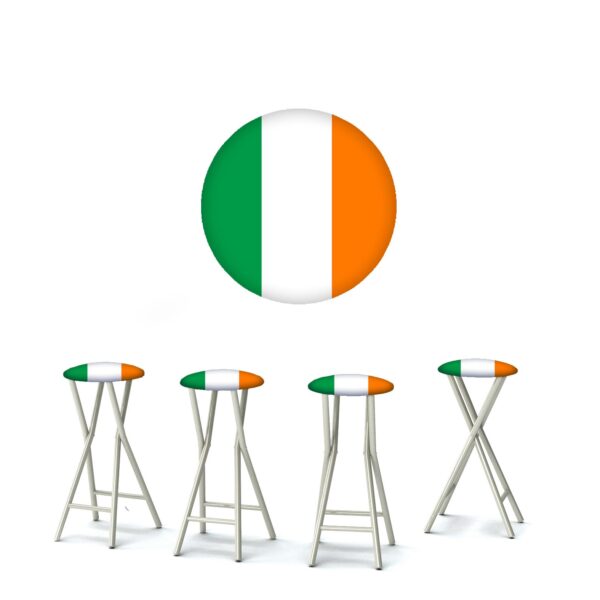 Flag Ireland - 30" Padded Bar Stools - Set of 4 (Closeout)