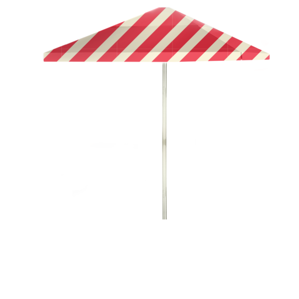 Candy Striper Peppermint - Square Umbrella (Closeout)