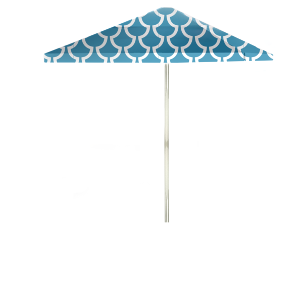 Fun with Fins - Ocean Blue - Square Umbrella (Closeout)