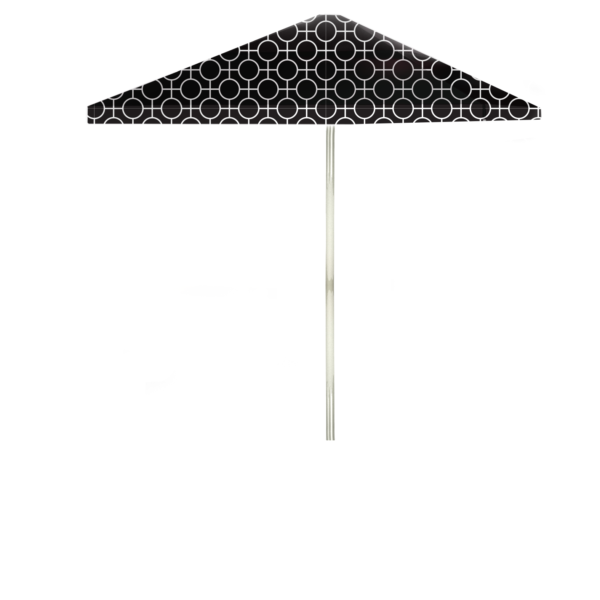 Lewis Lattice - White/Black - Square Umbrella (Closeout)