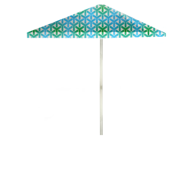 Stargazer - Green/Blue/White - Square Umbrella (Closeout)
