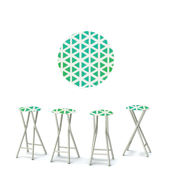 Stargazer - Spring Green - 30" Padded Bar Stools - Set of 4 (Closeout)