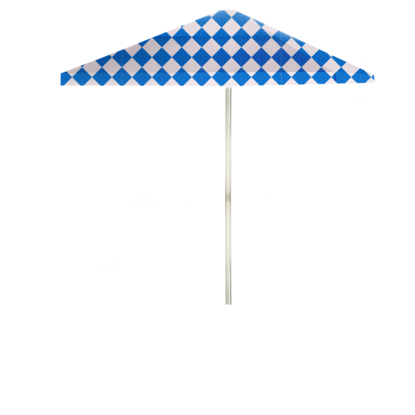 Take Me to the Races - Royal Blue/White - Square Umbrella (Closeout)