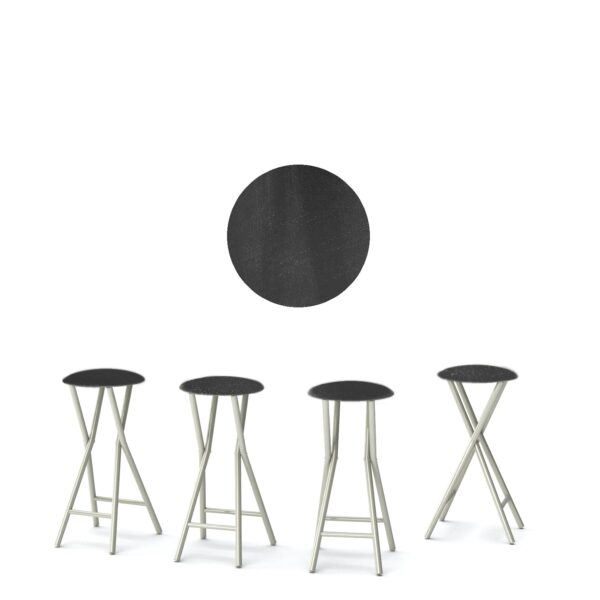 Chalkboard Portable Pop-Up Bar - 30" Padded Bar Stools - Set of 4 (Closeout)